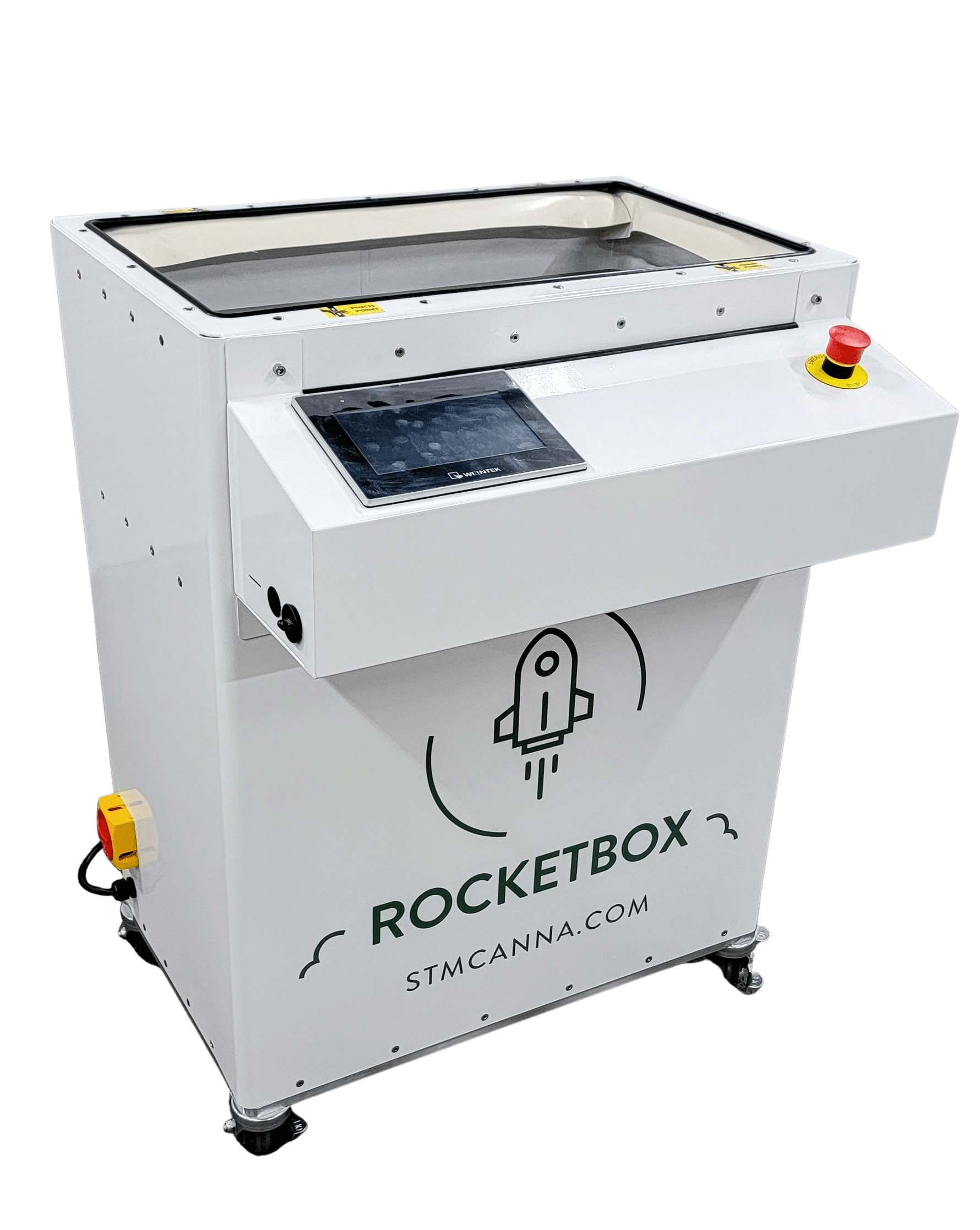 The RocketBox commercial pre-roll machine is designed with durability in mind and is engineered with industrial grade components and food grade materials.