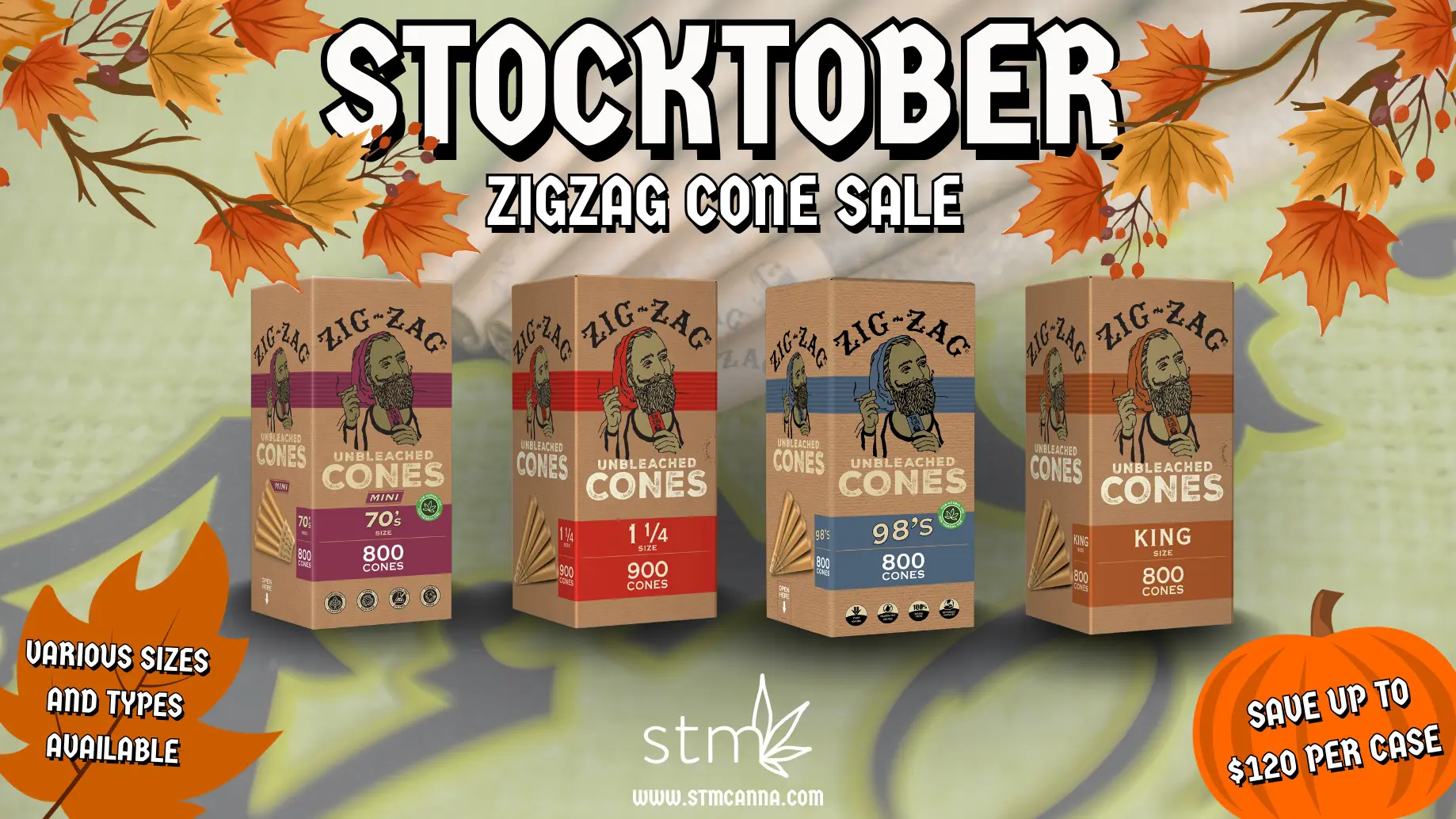 Load Up on Cones w/ Our “Stocktober” Zig Zag Sale!