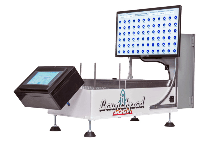 LaunchPad pre-roll weighing system
