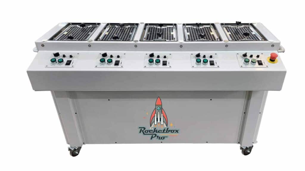 RocketBox Pro no bg pre rolled joint machine
