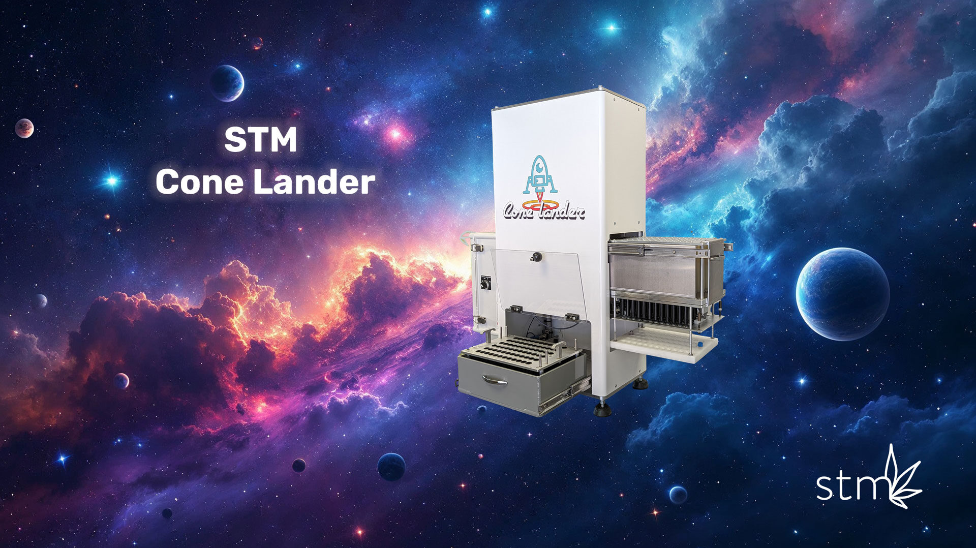 stm cone lander automate pre-roll production