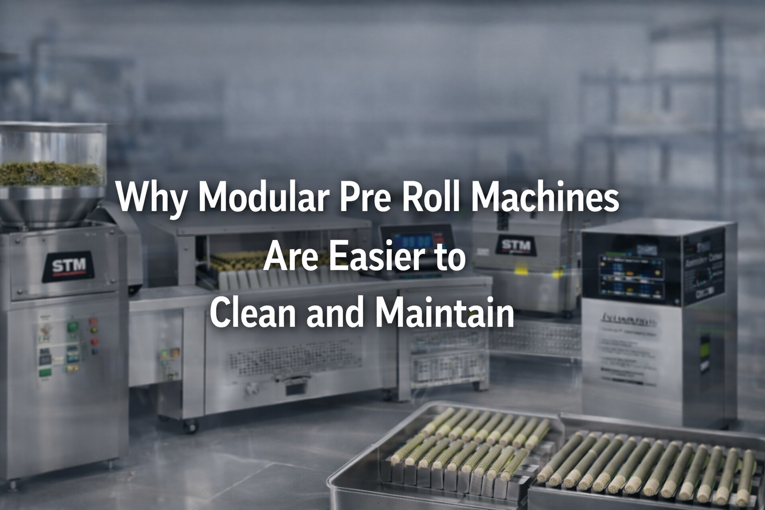 Why Modular Pre Roll Machines Are Easier to Clean and Maintain