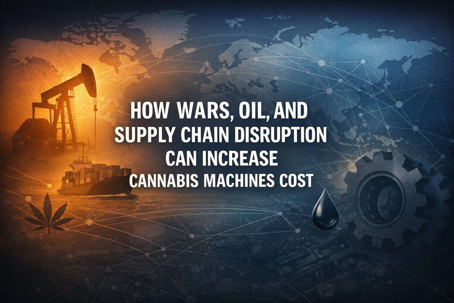 How Wars, Oil, And Supply Chain Disruption Can Increase Cannabis Machines Cost