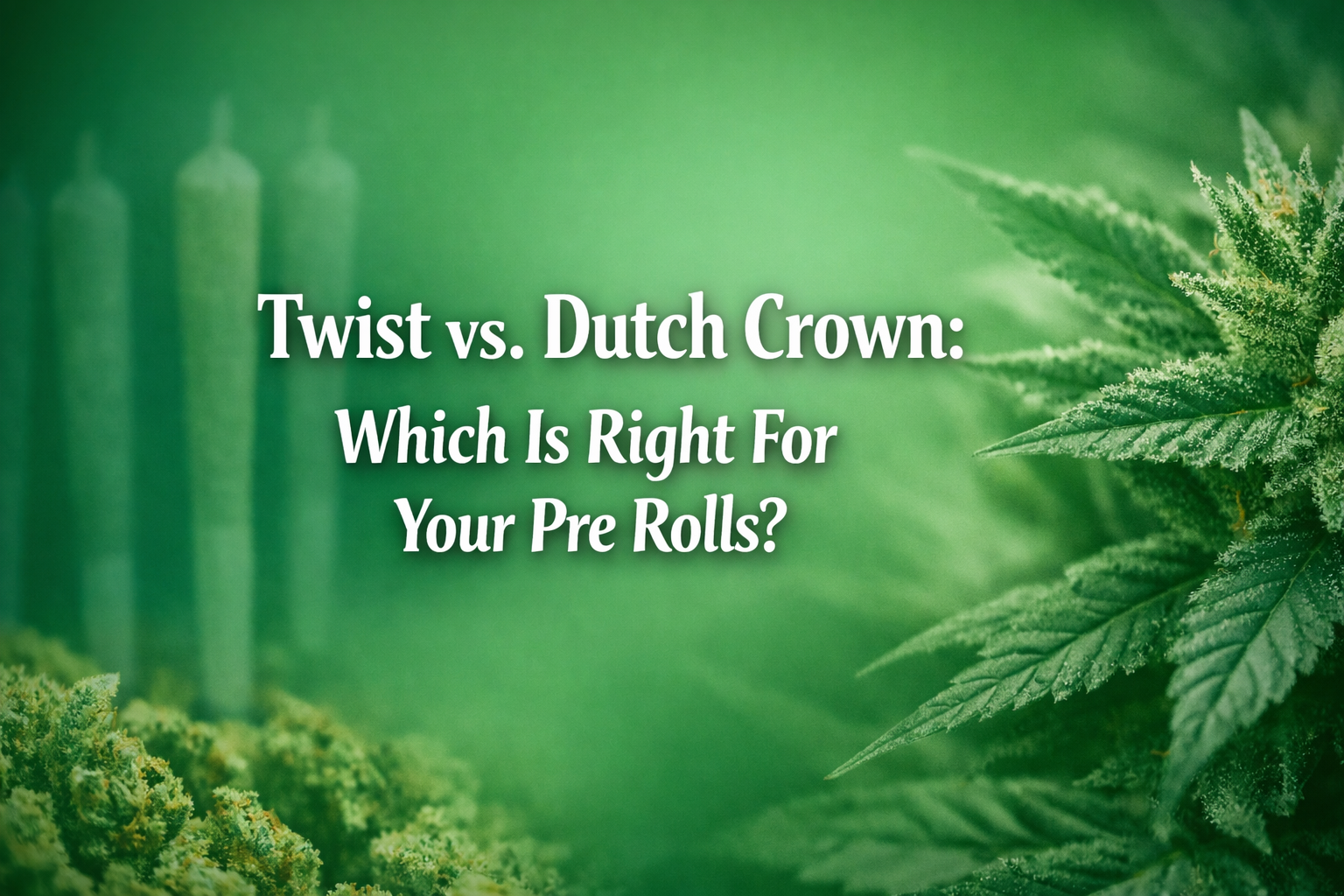 Twist vs. Dutch Crown: Which Is Right For Your Pre Rolls?