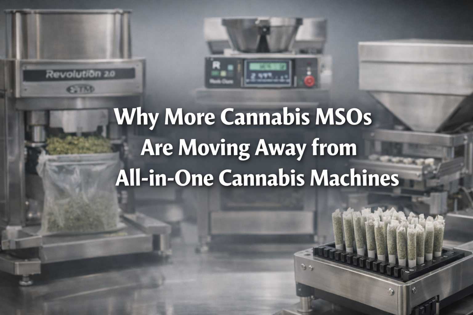 Why More Cannabis MSOs Are Moving Away from All-in-One Cannabis Machines